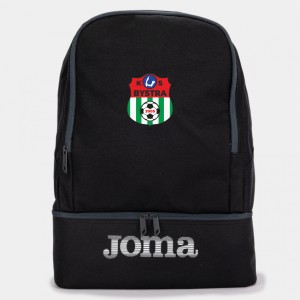 PLECAK JOMA KS BYSTRA Z HERBEM CZARNY/ZIELONY